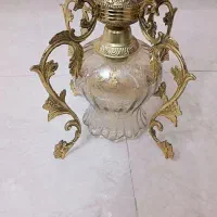 لوستر آشپزخانه اتاق خواب و راهرو برنجی تک لامپ