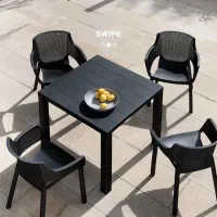 میزوصندلی غذاخوری پلاستیکی جنس درجه ۱