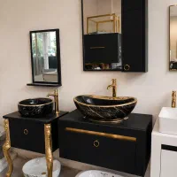 روشویی کابینتی تمام pvc مدل جنرال