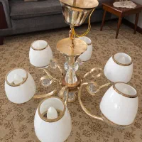 لوستر کریستال ۶ شعله