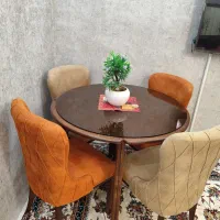 مبل ۸نفره بسیار نو ، پرده ، میز نهار خوری،جلو مبلی|مبلمان خانگی و میز عسلی|تربتحیدریه, شهرک ولیعصر|دیوار