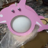 لوستر دلفین صورتی نو