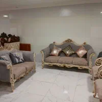 چهار دست مبل هفت نفره در حدنو|مبلمان خانگی و میز عسلی|کوهدشت, |دیوار