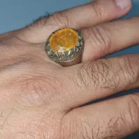 انگشتر یاقوت زرد بسیار زیبا و خاص پسند|جواهرات|خرمشهر, |دیوار