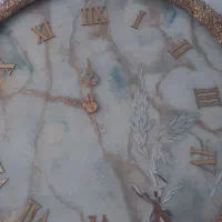 ساعت سالنی رزینی باقطر80|ساعت دیواری و تزئینی|شهرکرد, |دیوار