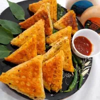 سمبوسه و فلافل خونگی