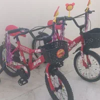دو عدد دوچرخه 16قرمز رنگ