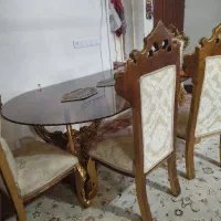 مبلمان استیل 9نفره همراه مبل ناهارخوری 8 نفره|مبلمان خانگی و میز عسلی|مشهد, کوثر|دیوار