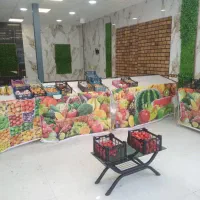 ۳ عدد قفسه میوه و ترازوی ۵۰ کیلویی محک