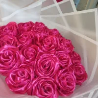 دسته گل ربانی / باکس ربانی|گل مصنوعی|قزوین, |دیوار