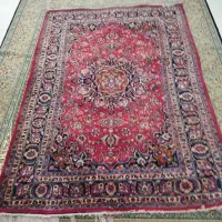 سلام قالی دستباف سالم بدون زدگی وپارگی سالم|فرش|مشهد, بهمن|دیوار