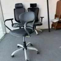 صندلی چرخدار روکش چرم