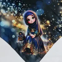 روسری فاطیما سرمه‌ای طلایی با زمینه سرمه‌ای|لباس|تهران, امام حسین|دیوار