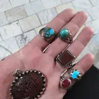 انگشتر وگردنی نقره