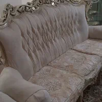 مبلمان سلطنتی ۷نفره|مبلمان خانگی و میز عسلی|تاکستان, |دیوار