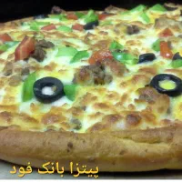 پیتزا بانک فود یه پیتزای واقعی