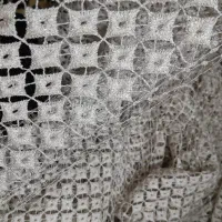 پرده گیپور دانتل ترک شاین دار نو|پرده، رانر، رومیزی|تهران, آهنگ|دیوار