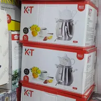 کتری قوری شیردار استیل کفه چدن ۵ لیتری