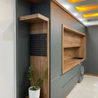 کابینت MDF اجرای دکوراسیون داخلی و دکور مغازه