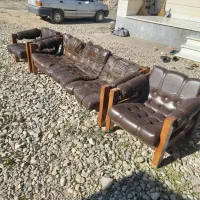 مبل یه دونه سه نفره و دوتا تک نفره|مبلمان خانگی و میز عسلی|گنبد کاووس, |دیوار