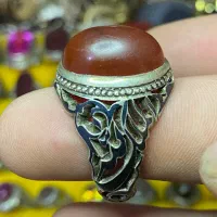 انگشتر عقیق کهنه یمن