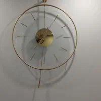 ساعت دیواری فلزی رنگ ثابت ، سفارشی ، کاملن سالم|ساعت دیواری و تزئینی|گرگان, |دیوار