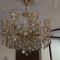 لوستر ۸ شاخه ۲۰ شعله طرح لاله