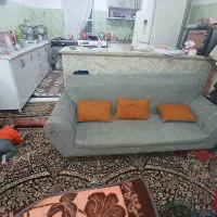 سلام یک دست مبل راحتی ۷نفره سالم و۳عددعسلی|مبلمان خانگی و میز عسلی|باوله, |دیوار