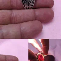 انگشتر فیروزه و عقیق شفة العبد و عقیق زرد|جواهرات|دزفول, |دیوار