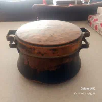 ظرف مسی دیگچه ماهی تابه