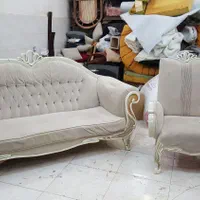 تعمییرات انواع مبل وصندلی  قبل بعد نمونه کار