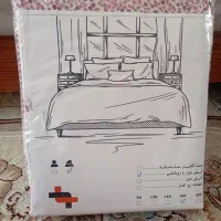 رو تختی کش دوز با رو بالشی دونفره