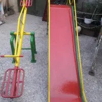 سرسره والکلنگ|اسباب‌بازی بچه|رشت, کوی امام رضا|دیوار