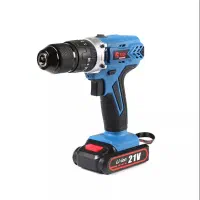 دریل پیچ گوشتی چکشی شارژی ادون 21 ولت دائم کار