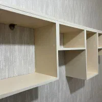 شلف کتابخانه|کتابخانه، شلف، قفسه‌های دیواری|نسیم‌شهر, |دیوار