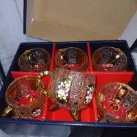 ی دست فنجان طلاکوب فقط ۱۶۰۰