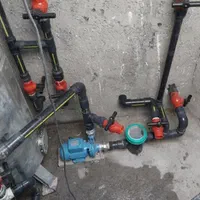 لوله کشی ساختمان ویلا استخر موتور خانه