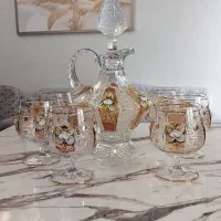 ست تنگ و ۶ جام طلاکوب بوهمیا