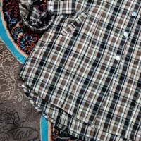 مانتو چهارخونه جنس کشمیر