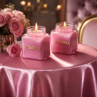 شمع شیشه ای ،عطری