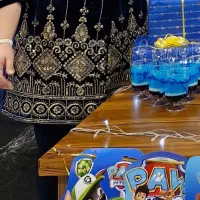 کت مخمل سوزندوزی سایزبزرگ