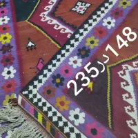 سه تخته گلیم دستباف قشقایی با ابعاد مختلف|گلیم، جاجیم، گبه|شیراز, پشم شیشه|دیوار