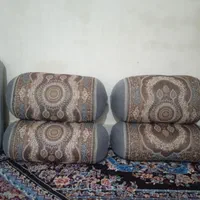 چهار عدد بالش با دوعدد پشتی ست در حدنو|مبلمان خانگی و میز عسلی|ایذه, |دیوار