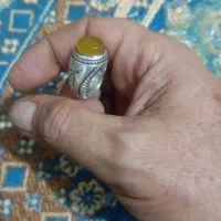 انگشتر نقره رادیو وتسبیح سیم کوب چاقو عتیقه