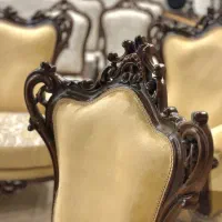 مبلمان سلطنتی گوشواره ای مبل استیل|مبلمان خانگی و میز عسلی|تهران, اختیاریه|دیوار