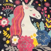 فرش بچگانه یونیکورن در حد نو