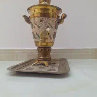 سماور برنجی هندی کاملا سالم