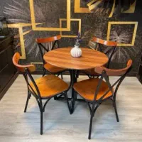 صندلی پلاستیکی غذاخوری فست فود کد14