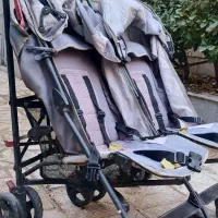 کالسکه خارجی دوقلو مارک بیبی کر|کالسکه و لوازم جانبی|مشهد, فاطمیه|دیوار