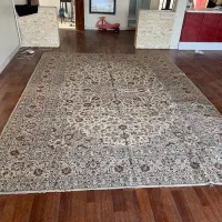 فرش کاشان  ۲ عدد ۱۲ متری  جفت دست بافت